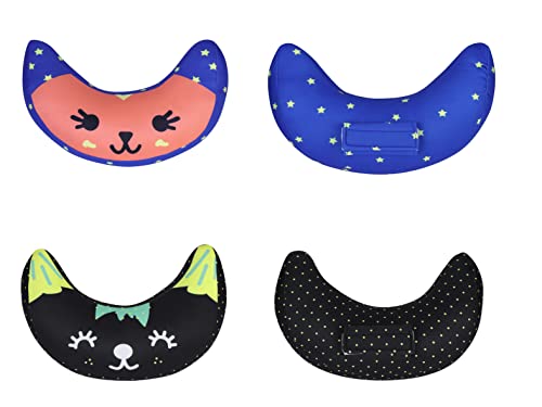 Image of Car Seat Belt Pillow Cover for Kids Shoulder Neck Support Protector Pad Soft Car Safety Belt Sleeping Head Cushion Auto Pillow for Travel Airplane Pushchair
