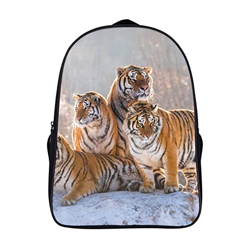 Cartable tigre 3D pour l'école primaire sac à dos enfant garçon fille 40cm