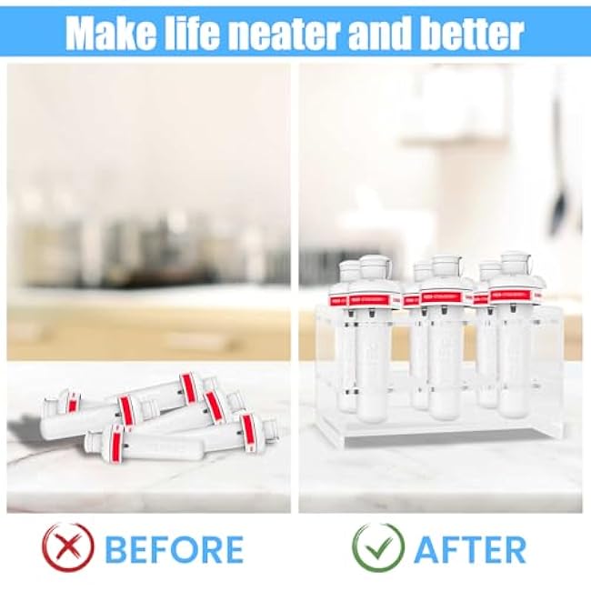 flavors cartridges Holder,Back to school supplies Acrylic Flavor Sip Safe Case Organizer with 6 Holes,for cirkul accessories