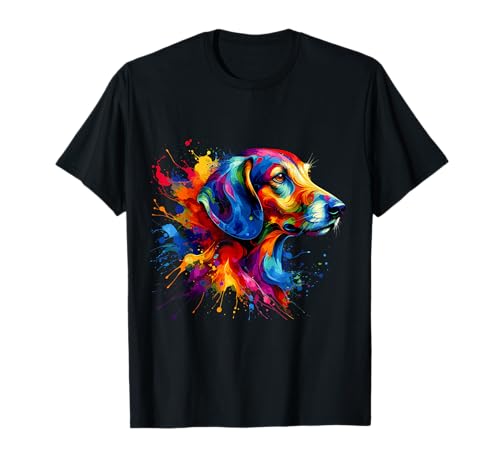 Splash Art English Foxhound T-Shirt
