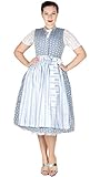 Tramontana Midi Dirndl 70er länge in eisbau zu jedem Fest oder zum Oktoberfest ein Hinkucker.