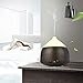 beetleNew Hogar y cocina Grano de Madera de Coco Máquina de Aromaterapia Colorida Máquina de Aromaterapia Ultrasónica Humidificador Escritorio de Oficina en Interiores, aromaterapia de Aire. (Negro)