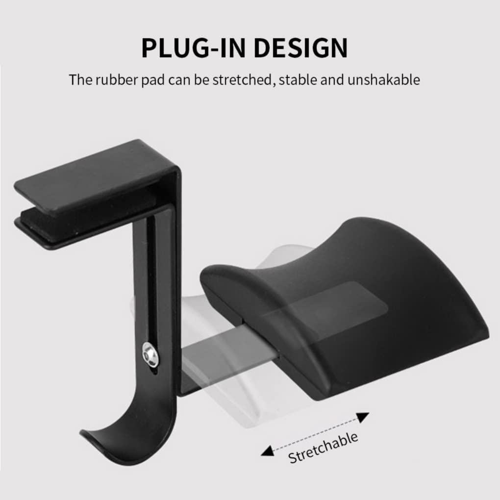 MRKU Supporto per Cuffie, Gancio per Cuffie, Supporto da scrivania Universale, Staffa da Gioco, Supporto per Display salvaspazio