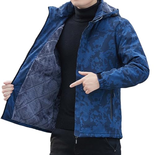 CXKOLD Parka Invernale Donna Giubbotto Pelle Uomo Vintage da Motociclista Giubbotto Termico Uomo Sottile Giacca Pile Uomo Norway Giacca Aviatore Uomo Piumini Uomo Invernali firmati Field Jacket Uomo