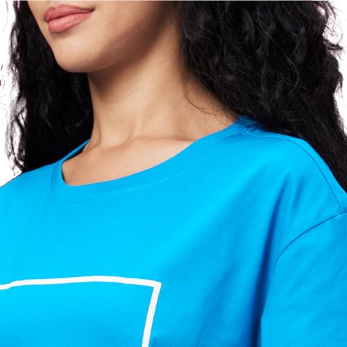 Image of Globus Women Pink Boxy Fit Typography Cotton T-Shirt-3639407001
