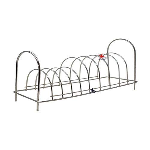 Buy Nutristar Stainless Steel Plates Stand for Kitchen, Size 15 Inch