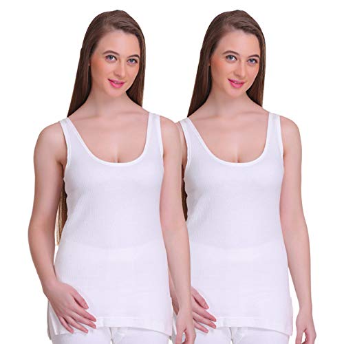 t t Women Top Thermal Slip Pack of 2 (White)-S-picture-12