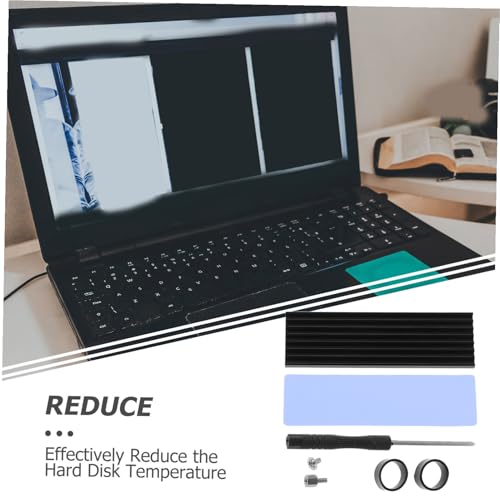 Disipador de calor para disco duro SSD de aluminio para computadora portátil POPETPOP 3
