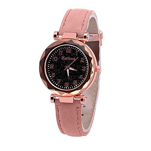 Reloj de cuarzo para mujer, reloj digital con cinturón luminoso
