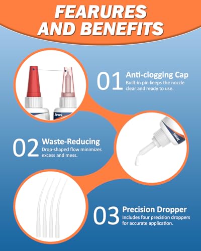 Jevvu Super Glue for Metal, Clear Instant Cyanoacrylate Adhesive for Metal Repair, Waterproof, Heat-Resistant, Ideal for Steel, Aluminium, DIY, Jewelry - Image 5