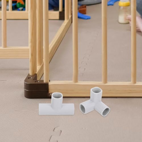Connecteurs en T pour parc bébé résistants à l'usure en PE - 5