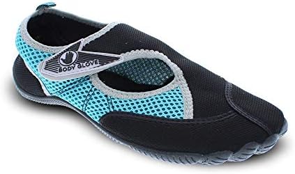 Body Glove Water Shoes for Women, Lake, Aerobics, Swimming, Aqua Sports, Beach, Womens Water Shoes, Black Oasis Blue Aqua Shoes for Women