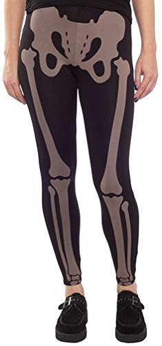 Sourpuss Clothing Halloween Skull Leggings