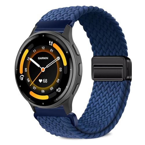[VanHooc] 22mm oh Garmin Venu 4/3 45mm/Forerunner 570 47mm/Forerunner 265/255/vivoactive 4Ή iC uCfbh ґg Lk }Olbg obN ʋC 