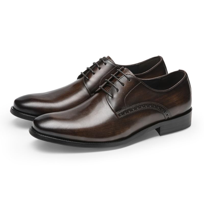 Mens Dress Sneakers Pointed Toe Breathable Business Oxford Derby Work Summer Work Formal Oxford Shoes