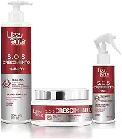 Kit Sos Crescimento Creme Capilar Antiqueda Lizz ante ORIGINAL