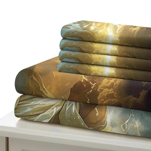 Housse de couette Jésus parure de lit spirituelle 3 pièces 260x220 - 6