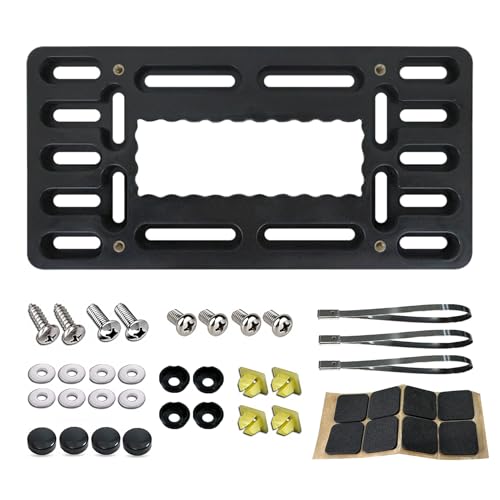 Kit de montaje de placa de matrícula de parachoques delantero para solucionar fijaciones flojas