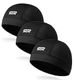 THINDUST 3Pcs Camo Breathable Mesh Skull Cap Cooling Moisture‑Wicking Motorcycle Cycling Helmet Liner Hard Hat for Men Women