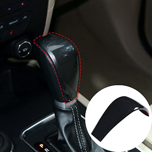 Car Shifter Gear Hand Brake Trim Cover Compatible with Ford Ranger/Everest 2015-2018 Central Control Gear Head Decorative Protective Cover Gear Shift Knob Trim Cover Sticker ABS Interior Accessories