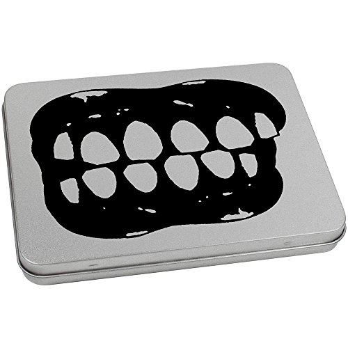 170mm 'Teeth & Gums' Metal Hinged Tin/Storage Box (TT00039551)