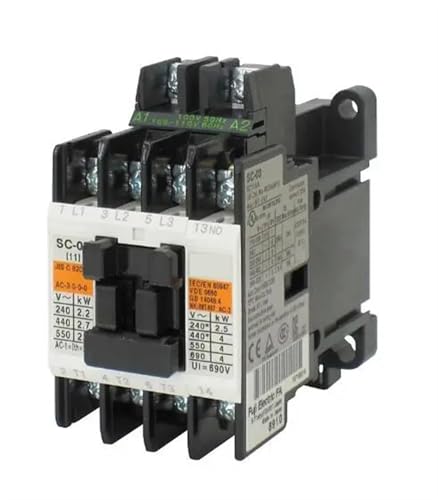 Contacteur CA SC-03 110V 9A de haute précision pour armoires et tableaux électriques durables