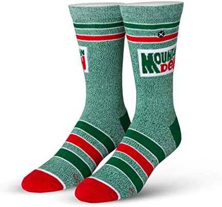 Odd Sox - Pepsi and Mountain Dew Novelty Funny Cool Crew Socks, Size Large
