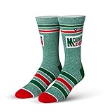 Odd Sox - Mountain Dew Soda Crew Socks – Large Unisex – Green Soda Logo Design, Fun & Comfy Everyday Wear- Soft Cotton Blend, Funny Beverage Theme Socks