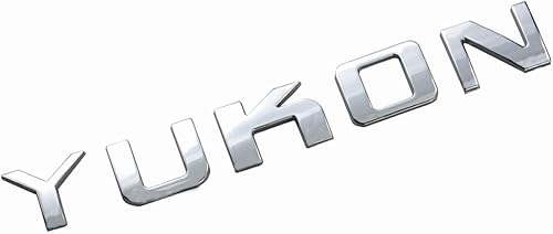 Miniatura 3 de Aimoll 1 placa de identificación de Yukon Emblema 3D de repuesto para GMC Yukon Sierra (cromado)