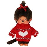 Das braune Fell besteht aus besonders weichem Mohair Plüsch