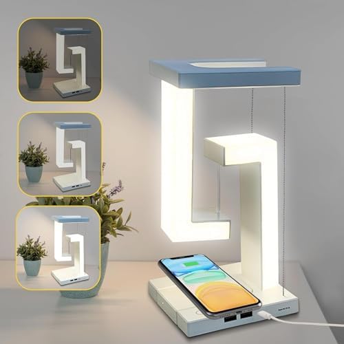 Creative Smartphone Wireless Charging Suspension Table Lamp Balance Lamp Floating For Home Bedroom main image 0