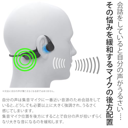 JTT Online 骨伝導 集音器 日本企業 Bluetooth イヤホン 軽量 ワイヤレス 福耳ボーン ヘッドフォン Airy エアリー USB充電 集音機 拡聴器 技適取得済 USBFUKUMIBHA