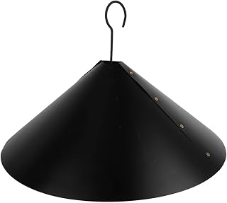 Professional Squirrel Flapper PVC Guard for Bird Feeder Prevents Stealing Black for Wild Bird Watchers (Screw Style (PVC Material, with Hook))