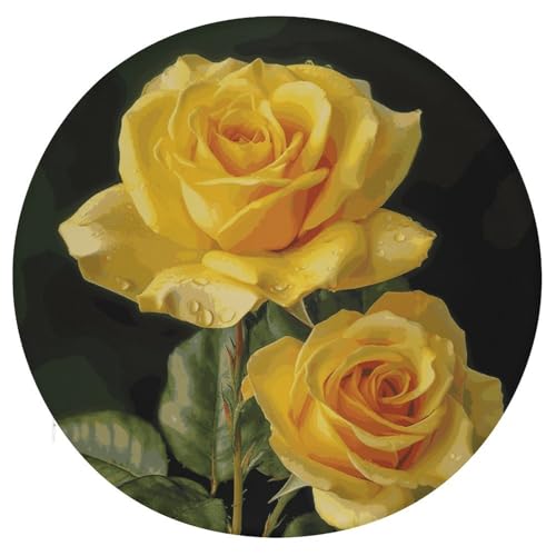 Coussin de sol de méditation imprimé rose jaune en mousse