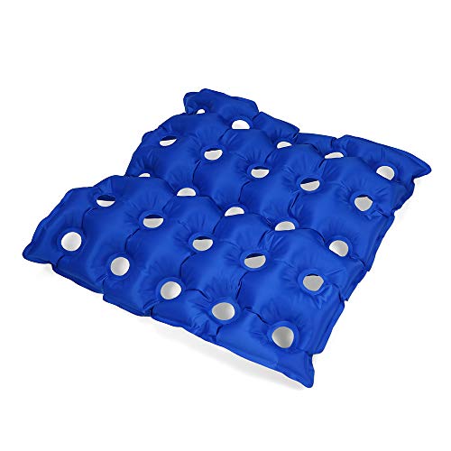 Cucudy Portátil 18 * 18 polegadas PVC Air Insuflável Almofada Do Assento Ponto de Pressão Alívio Da