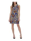 Tommy Hilfiger Women's Paisley Jersey Aline Dress majorelle blue multi 2