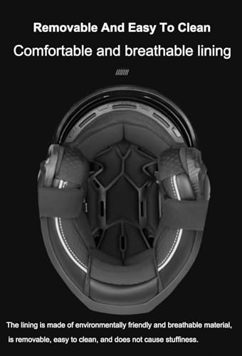 Casco half-helmet de fibra de carbono retro abierto con bluetooth contra impactos 7