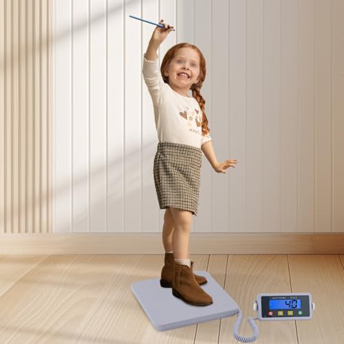 Báscula digital médica profesional 300kg con pantalla LCD miniatura 4