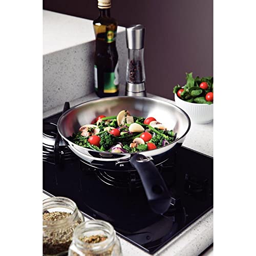 Frigideira Tramontina Inox Fundo Triplo Solar Silicone 24cm