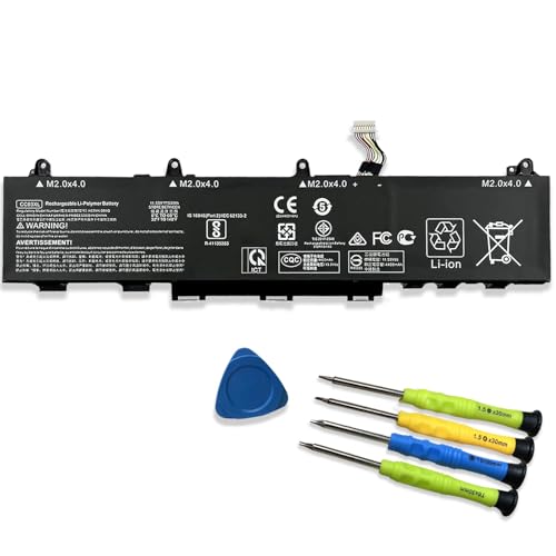 EFOHANA CC03XL 53Wh Laptop Battery Replacement for HP EliteBook 830 835 840 845 G7 G8 ZBook Firefly 14 G7 G8 Series L78555‑005 HSTNN‑DB9Q HSTNN‑IB9F L77608‑2C1 11.55V 4400mAh