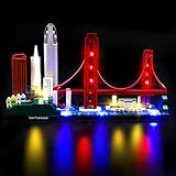 benjamin y francisco juegos de poder 【Gran adición a su juego de Lego】Este kit de luces LED está especialmente diseñado para el modelo de bloques de construcción Lego 21043 San Francisco modelo de bloques de construcción.