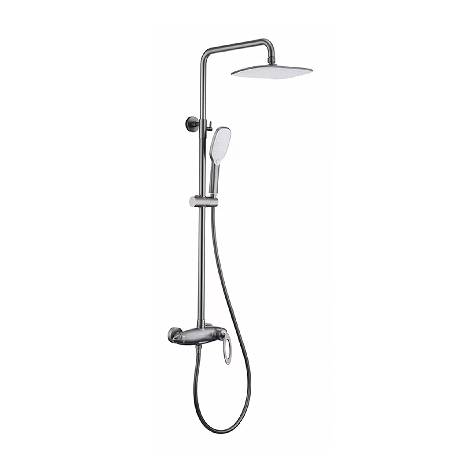 Système de douche pour éliminer le manque de pression avec pommeau de douche effet pluie et douchette