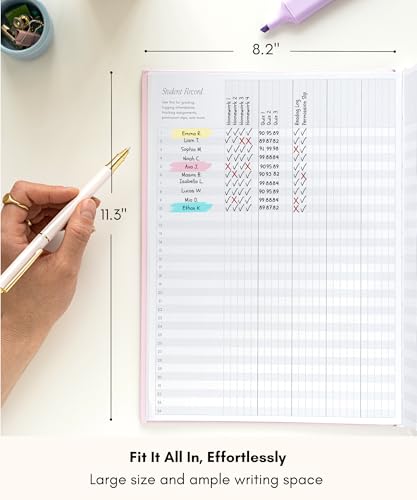Image of Lamare Teacher Planner 2026-2027 Academic Year - Undated Lesson Plan Book | Plan Smarter, Teach Better | Teacher Calendar & Undated Planner for Classroom Organization | Teacher Must Haves