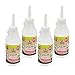 Produktbild Starpast Pack 4 Silikonkleber, Kleber, Transparent, 100 ml, für Eva Gummi, Papier, Pappe, Leder, Stoff, Holz, ideal zum Basteln, Basteln, Modellieren usw.