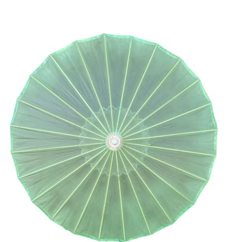 Hearda Parapluie Chinois en Papier, Couleur Unie Parapluie Canne Ombrelle Chinoise Classique Ombrelle Papier Fait Main avec Poignée en Bois pour Fête Mariage Photo...