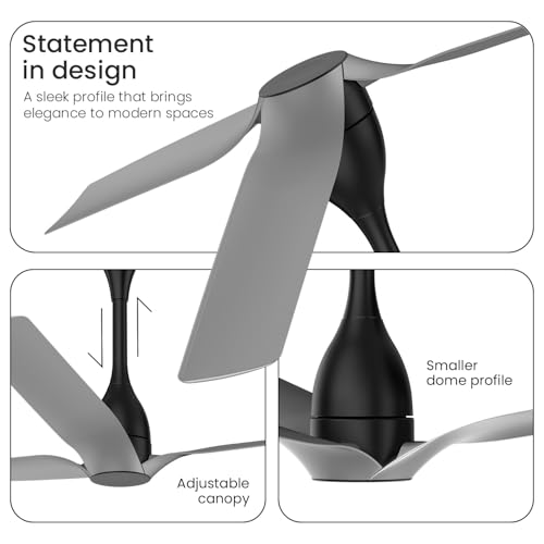 Image of Orient Electric Aerosilent | India's Most Silent Fan | Less than 50dB| 1200mm BLDC Ceiling Fan with Remote | BEE 5-Star Energy-Efficient Fan | Red Dot Design Winner| 5-Year Warranty | Cloud Grey