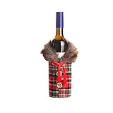 ★ Einzigartiges Design:Weihnachtsdekorationen in verschiedenen Stilen zur Auswahl.Das niedliche Weihnachtsdesign lässt Ihre Flasche einzigartiger und schöner aussehen und verschönert Ihre Familienweihnachtsfeier ganz einfach und schafft eine lustige Urlaubsatmosphäre.