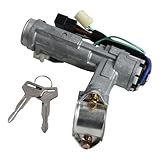 Molloparts 69005-12740 New Ignition Switch Lock Cylinder with Key Compatible with Toyota Corolla 1987 1988 1989 1990 1991 1992 45020-12-6 6900512740