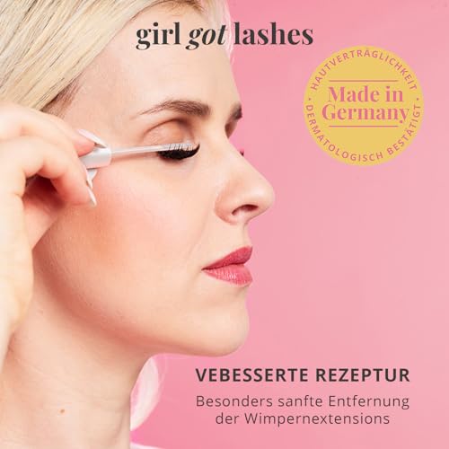 GirlGotLashes Let it go Remover Sensitive – Entfernung von DIY-Wimpernextensions – Sanft & Effektiv – Hautfreundlich & Schonend
