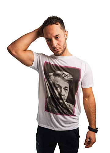 T-shirt Einstein Circle pour un style urbain décontracté en jersey blanc XL